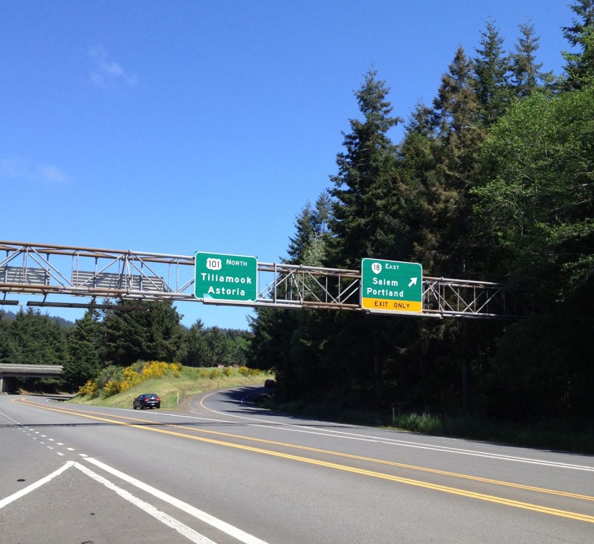 portland to Lincoln City highway