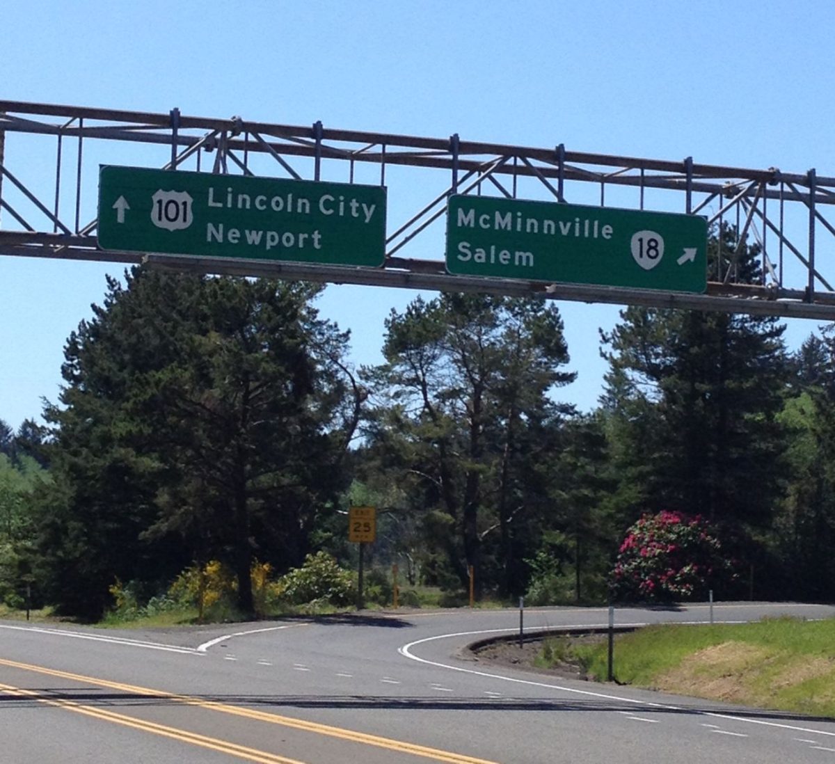 portland to Lincoln City highway